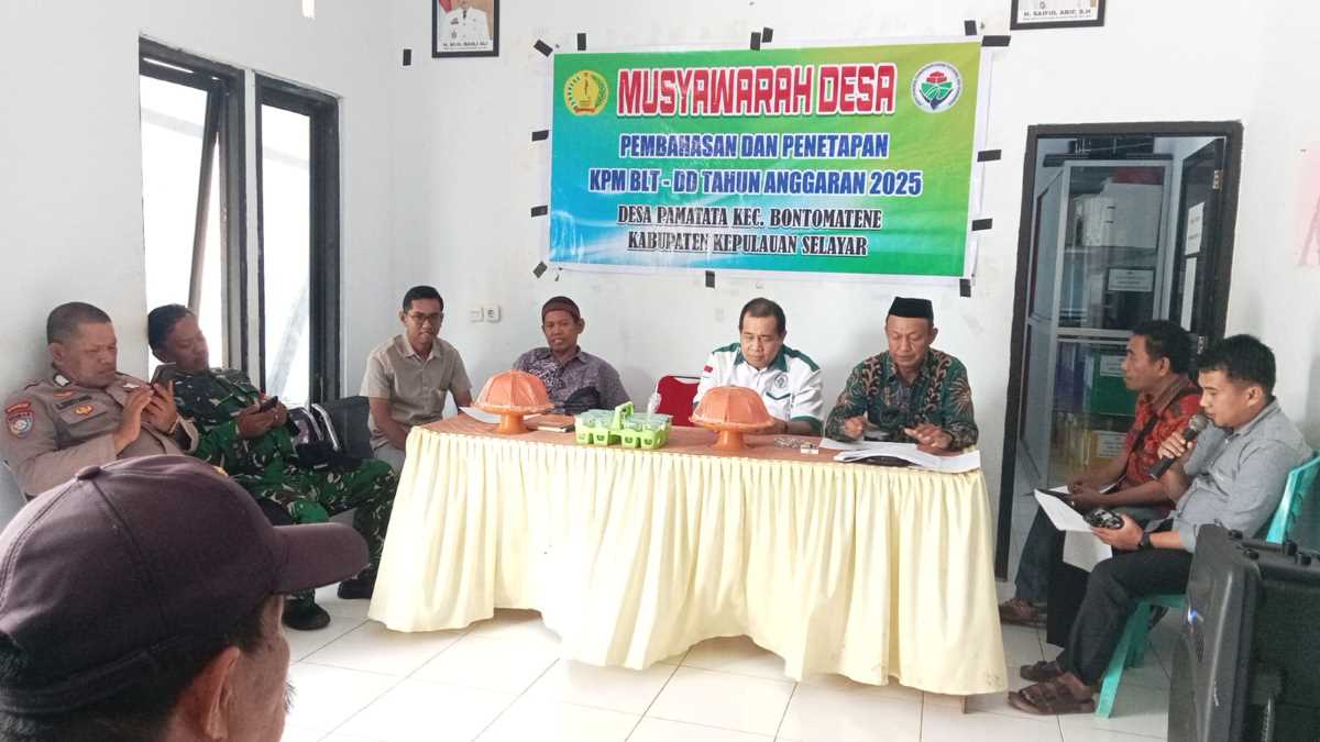 MUSDES PEMBAHASAN DAN PENETAPAN KPM BLT DD TA.2025