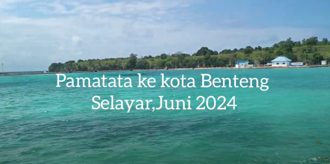 kondisi jalan pelabuhan pamatata menuju kota Benteng Selayar 