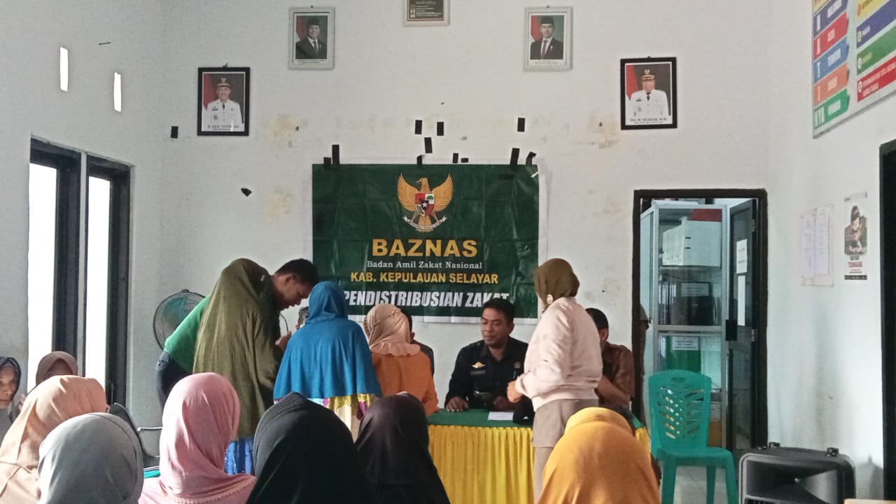 Pembagian Bantuan Dari BAZNAS 