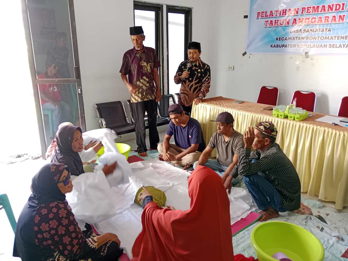 Pelaksanaan Pelatihan Pemandi Mayat Desa Pamatata