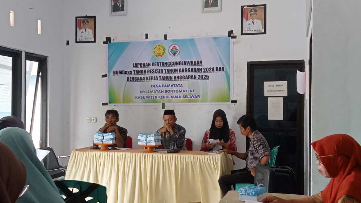 Laporan Pertanggungjawaban BUMDesa Tanah Pesisir TA. 2024 Dan  Rencana Kerja TA.2025
